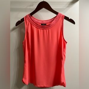 Ann Taylor Petite - Detailed Neckline Tank